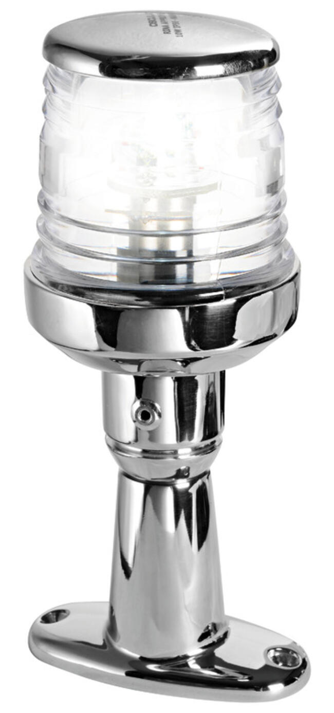 Fanale 360° Led Con Basetta Inox